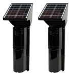 PNI BP200S IR perimeter barrier up to 200m, 3 IR beams, solar powered, 4000 mAh, wireless connection, black