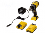 Drill/driver | battery | 0&divide;500rpm,0&divide;2krpm | 80Nm | 18VDC | FATMAX V20