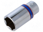 Socket: 6-angles | socket spanner | 24mm | 3/8" | long