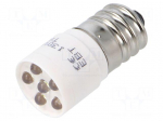 LED lamp | white | E14 | 130VDC | 130VAC | plastic | -20&divide;60&deg;C