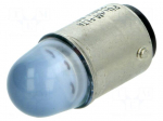 LED lamp | blue | BA15D | 230VAC