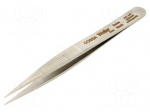 Tweezers | 120mm | for precision works | Blades: narrow