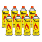 Uued tooted // 8x kartusz gazowy 400ml Alpen Camping. certyfikat: Pi 0875, zgodny z normą EN417, izobutan, zakres działania -10&deg;c do+ 40&deg;c, IK0