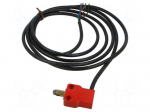 Limit switch | metal roller &Oslash;10mm | NO + NC | 10A | max.250VAC | 3m