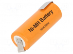 Re-battery: Ni-MH | 4/5A,4/5R23 | 1.2V | 2000mAh | soldering lugs