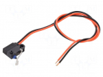 Microswitch SNAP ACTION | 0.1A/125VAC | 2A/12VDC | SPST-NC | Pos: 2