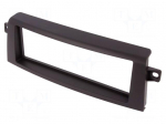 Radio mounting frame | Renault | 1 DIN | black