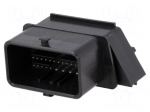 Connector: automotive | socket | male | CMC | 2.5A,12A,21A | angled 90&deg;