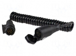 Extender | 7x1mm2 | 12V | IP44 | 13pin socket,13pin plug | 3m