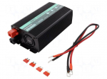 Converter: DC/AC | 1kW | Uout: 230VAC | Out: AC sockets 230V | 85% | 12V