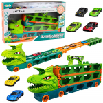 M&auml;nguala | PC | Konsoolid | Tarvikud // M&auml;nguasjad ja m&auml;ngud lastele // Ciężar&oacute;wka Dinozaur z Resorakami Tor Dla Autek Transporter Wyrzutnia 4w1