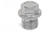 Hexagon head screw plug | without seal | Thread: M18 | Pitch: 1.5