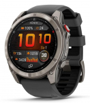 Garmin fēnix 8 Pro 3.56 cm (1.4") AMOLED 51 mm Digital 454 x 454 pixels Touchscreen Graphite, Titanium Wi-Fi GPS (satellite)