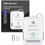 Sertifitseeritud vingugaasiandur | CO detektor | 85 dB alarm | LED | Qoltec