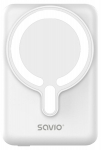Powerbank SAVIO Power Bank Magnetic 10000mAh 20W White