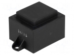 Transformer: encapsulated | 6VA | 230VAC | 24V | 250mA | Mounting: PCB
