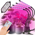 LED valgustus // Valgustid uutest tarnetest // - 4x lampa do wzrostu uprawy roślin 80x led full spectrum 36w + pilot - e949-1