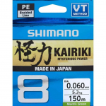 Braid Shimano Kairiki 8 0,060mm 150m 5,3kg M. Green
