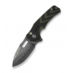 N&oacute;ż CIVIVI Vexron Damast G10 Milled Black & Green
