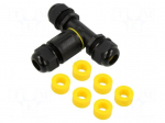 Connector: AC supply | screw terminal | IP68 | Body: black