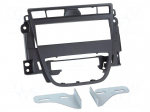 Radio frame | Opel | 1 DIN | black