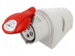 Connector: AC supply 3-phase | socket | female | 16A | 400VAC | IP44