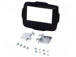Radio frame | Jeep | 2 DIN | black