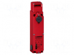 Safety switch: key operated | XCSL | NC x4 + NO x2 | IP66 | metal | red