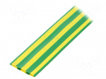 Heat shrink sleeve | flexible | 2: 1 | 19mm | L: 10m | yellow-green