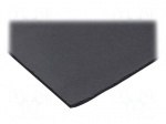 Damping mat | Mat: polyetylene | 600x500x10mm | self-adhesive