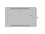 LANBERG WALL-MOUNTED INSTALLATION RACK CABINET 19" 6U 600X600 GREY, PERFORATED DOOR (FLAT PACK)
