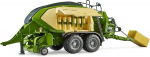 bruder Krone Big Pack 1290HDP VC, model vehicle (green, with 2 square bales)