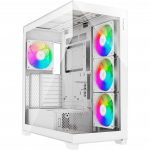 Xilence XILENT Gleam, tower case (white, tempered glass)