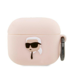 Karl Lagerfeld KLA3RUNIKP AirPods 3 cover Silicone Karl Head 3D / pink