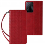 Fusion Magnet Strap grāmatveida maks + aukliņa Samsung A136 Galaxy A13 5G | A04S sarkans