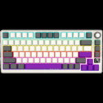 LORGAR KBP7075W, Wireless 75% Mechanical Gaming Keyboard Pro, Beige, EN layout