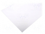 Sheet | Dim: 500x500mm | Thk: 3mm | transparent | Series: AKRYLON XT