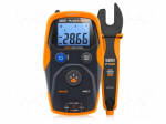 Digital multimeter | &Oslash;cable: 10mm | LCD | 4 digit | VDC: 400V,600V