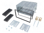 Radio mounting frame | Nissan | 2 DIN | black