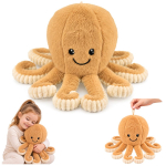 M&auml;nguala | PC | Konsoolid | Tarvikud // M&auml;nguasjad ja m&auml;ngud lastele // Pluszowa Ośmiornica Maskotka Przytulanka Sprężyste Macki Beżowa 50 cm
