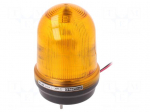 Signaller: lighting | amber | Series: MFL | 10&divide;30VDC | IP65 | &Oslash;97x150mm
