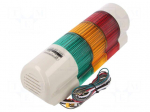 Signaller: signalling column | LED | red/amber/green | Usup: 24VDC