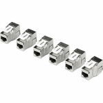 TRENDnet Kaabeldatud Cat6A Keystone-pistikupesad 6 tk pakendis