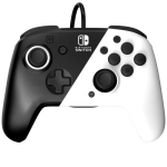 PDP Controller Faceoff Deluxe+Audio Black/White Nintendo Switch