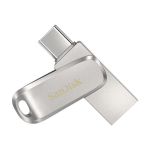 Sandisk Ultra Dual Drive Luxe 1 TB (silber, USB-A 3.2 Gen 1, USB-C 3.2 Gen 1)