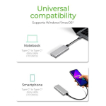 IcyBox v&auml;line Type-C korpus M.2 NVMe SSD jaoks