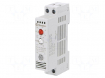 Module: higrothermostat | 17.5x88.8x47.8mm | IP20 | Mounting: DIN