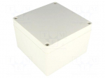 Enclosure: multipurpose | X: 120mm | Y: 120mm | Z: 80mm | 1554 | ABS | grey