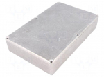 Enclosure: multipurpose | X: 119mm | Y: 188mm | Z: 37mm | 1590 | aluminium