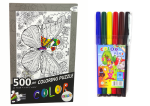 M&auml;nguala | PC | Konsoolid | Tarvikud // Harivad m&auml;nguasjad | Interaktiivsed | Loomingulised | Kunstilised // Puzzle Do Kolorowania 500 Element&oacute;w Motyl